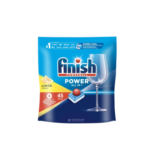 Lava loiça máquina Finish cápsulas limão