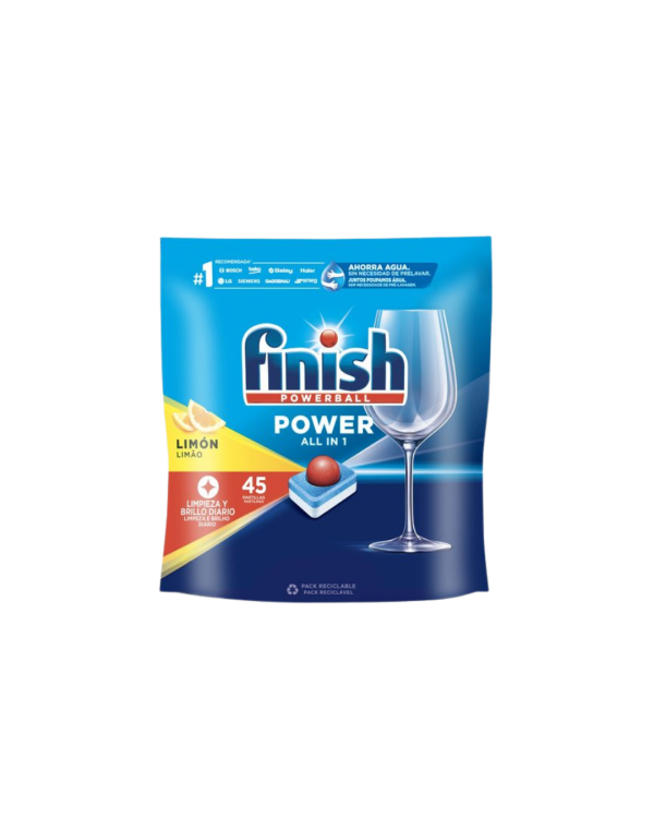 Lava loiça máquina Finish cápsulas limão