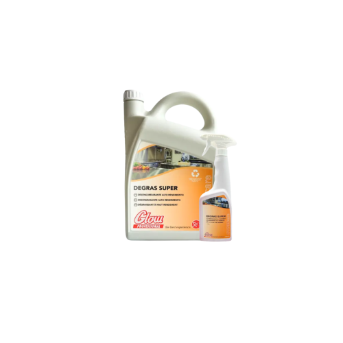 Desengordurante Glow alto rendimento DEGRAS SUPER 5lts e 750 ml